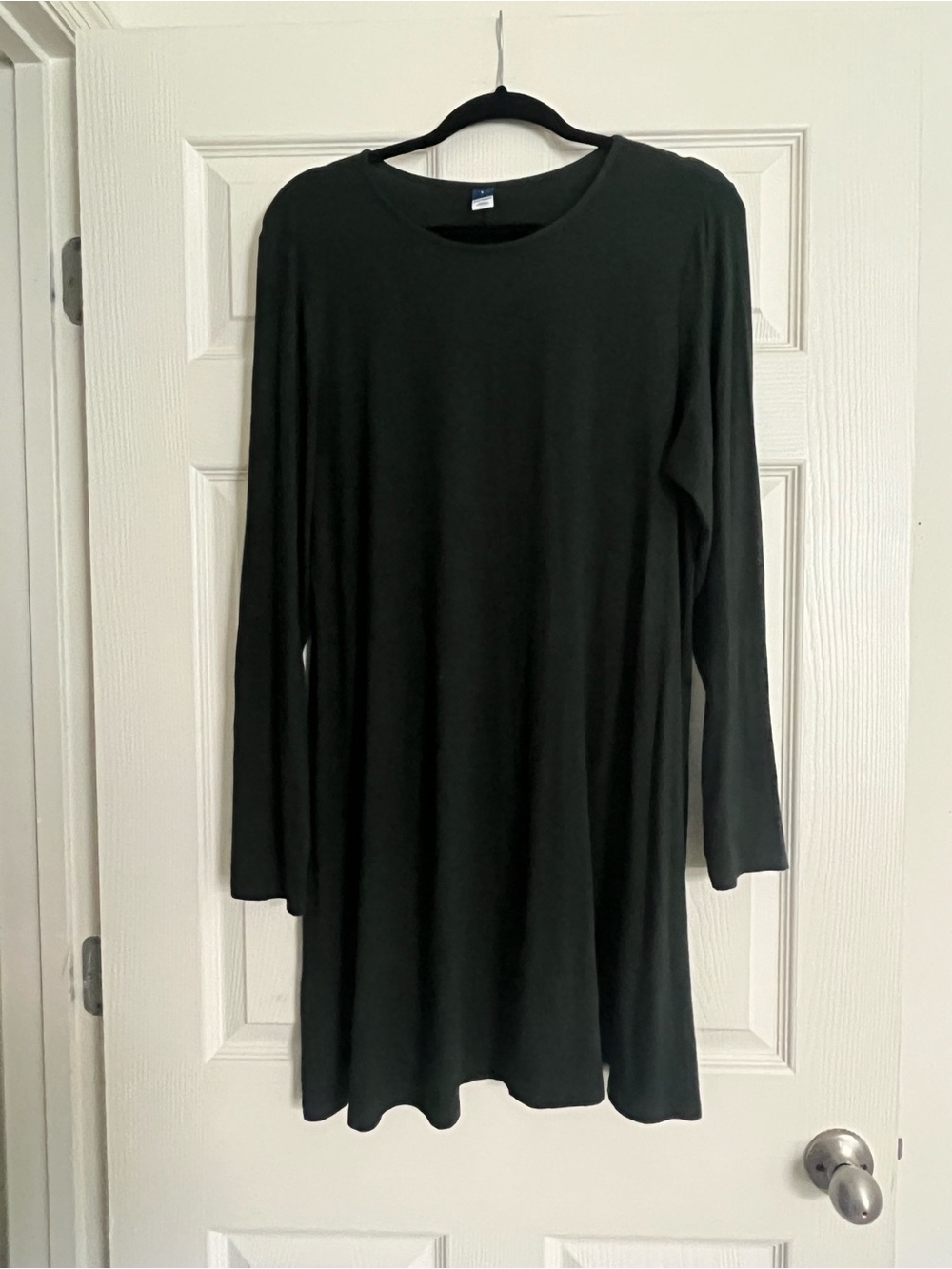 Old Navy Green Long Sleeve Shift Dress